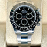 Daytona 40mm 116500LN Stainless Steel Black Dial