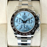 Daytona 40mm 116506 Platinum Ice Blue Diamond Dial