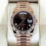 Day-Date 40mm 228235 Presidential Rose Gold Chocolate Dial
