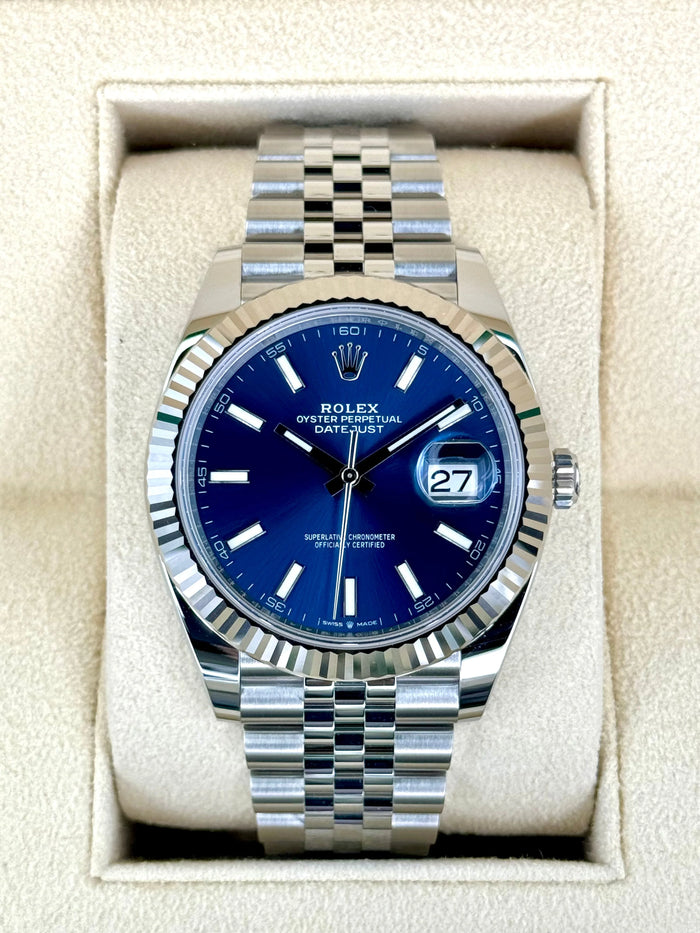 Datejust 41mm 126334 Stainless Steel Jubilee Blue Dial - Super Clone Watch, photo 1 of 12