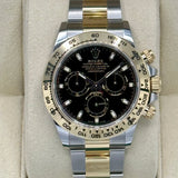Daytona 40mm 116503 Two-Tone Black Dial
