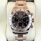 Daytona 40mm 116505 Rose Gold Chocolate Dial