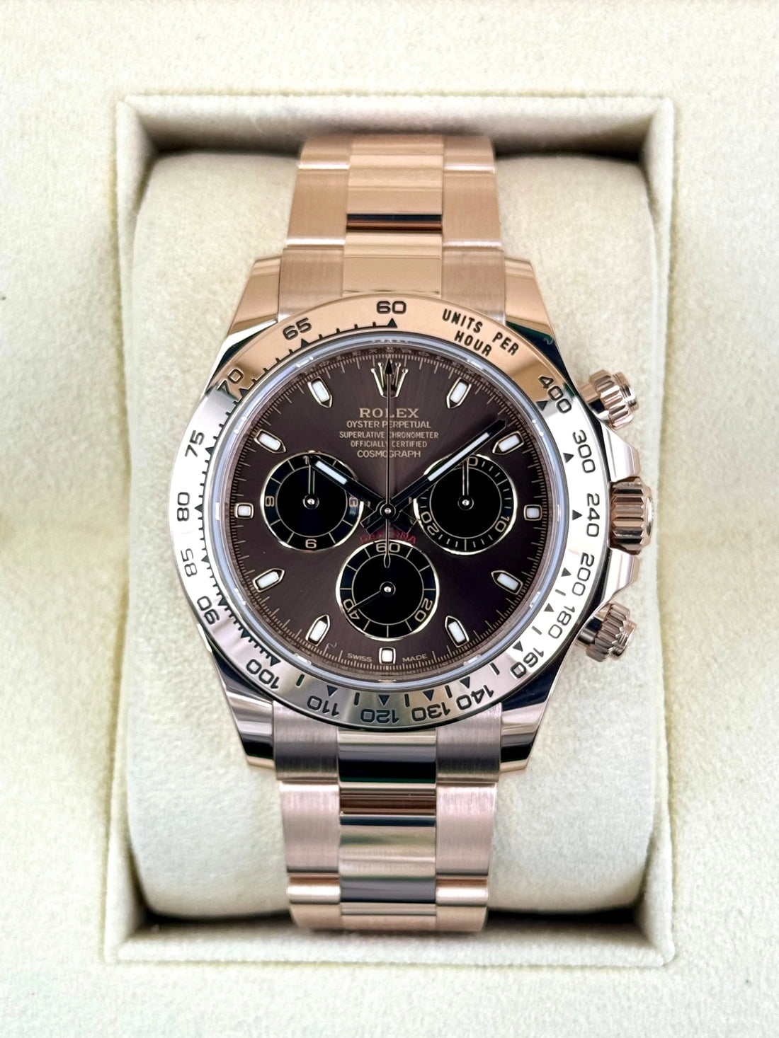 Daytona 40mm 116505 Rose Gold Chocolate Dial - Super Clone Watch, photo 1 of 12