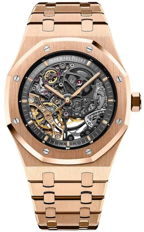 Royal Oak Rose Gold 41mm Double Balance Wheel Openwork Skeleton - Super Clone Watch, photo 1 of 15