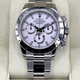 Daytona 40mm 116520 Stainless Steel White APH Dial