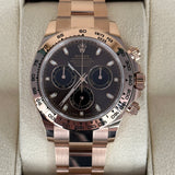 Daytona 40mm 116505 Rose Gold Chocolate Dial