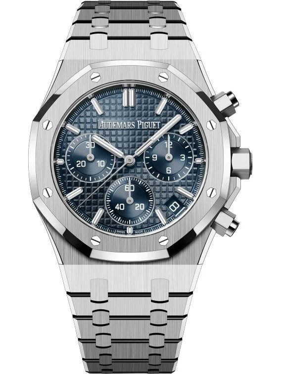 ROYAL OAK “50TH ANNIVERSARY” STEEL BRACELET BLUE DIAL 26240ST.OO.1320ST.01 deposit - Super Clone Watch, photo 1 of 21